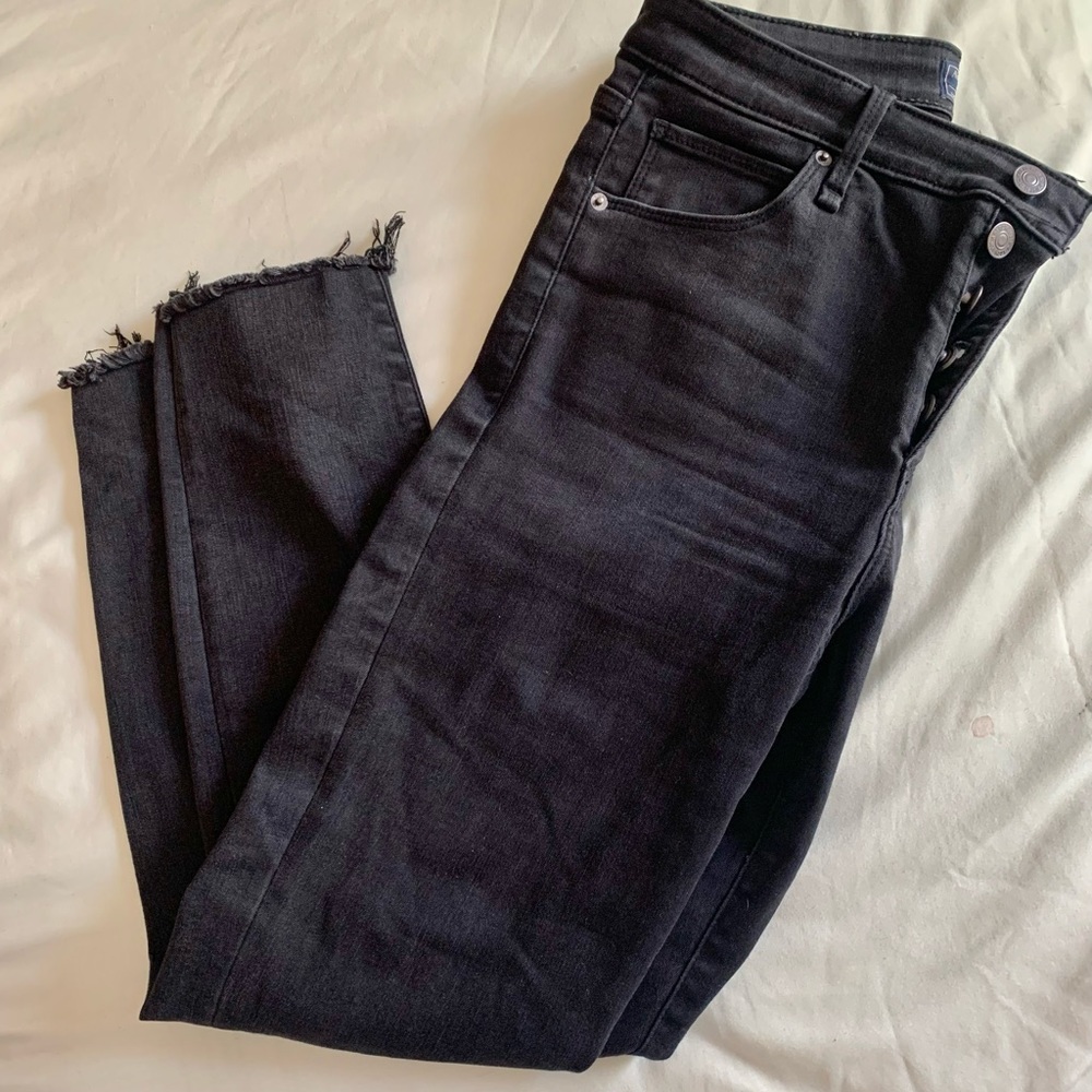 Abercrombie & Fitch High Rise Super Skinny Ankle Jeans